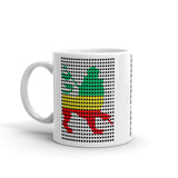 Black Squares GYR Lion Kaffa Mug