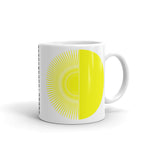 Yellow Half Star Half Circle Kaffa Mug