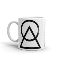 Black Circle Triangle Kaffa Mug