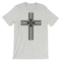 Black Ellipse Cross Bella Canvas Unisex T-Shirt Abyssinian Kiosk Christian Jesus Religion Cross Bella Canvas Original Art Fashion Cotton Apparel Clothing