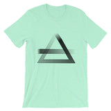 Black Triangles & Strikes Unisex T-Shirt Abyssinian Kiosk Fashion Cotton Apparel Clothing Bella Canvas Original Art