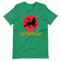Black Lion Red Circle Unisex T-Shirt Ethiopian Lion of Judah Abyssinian Kiosk Abyssinia Ethiopia