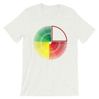 Green to Yellow to Red Star Unisex T-Shirt Abyssinian Kiosk Fashion Cotton Apparel Clothing Bella Canvas Original Art