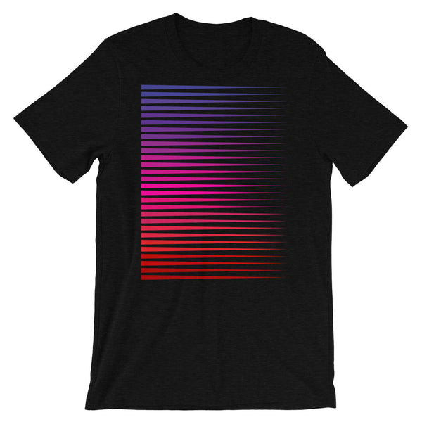 Purple to Red Streaks Unisex T-Shirt
