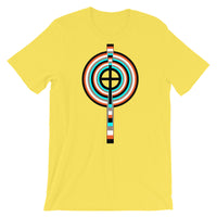 Mixed Circle Top Black Cross Unisex T-Shirt Abyssinian Kiosk Ethiopian Coptic Orthodox Tewahedo Christian Bella Canvas Original Art Fashion Cotton Apparel Clothing