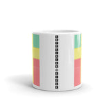 Yellow Cross Green Red Lines Kaffa Mug