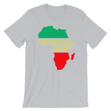 Africa GYR Middle Dots Unisex T-Shirt Abyssinian Kiosk Fashion Cotton Apparel Clothing Bella Canvas Original Art Green Yellow Red Ethiopia Ethiopian Flag