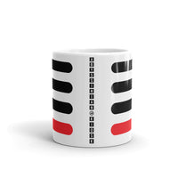 3 Black Bars 1 Red Kaffa Mug