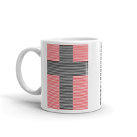 Black Cross Red Lines Kaffa Mug