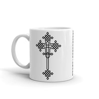 Plain Black #13 Cross Kaffa Mug