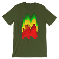 Gradient Lions Unisex T-Shirt Ethiopian Lion of Judah Abyssinian Kiosk Abyssinia Ethiopia