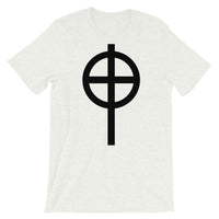 Circle Top Black Cross Unisex T-Shirt Abyssinian Kiosk Ethiopian Coptic Orthodox Tewahedo Christian Bella Canvas Original Art Fashion Cotton Apparel Clothing