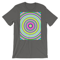 Jawbreaker Unisex T-Shirt Trip Trippy Colorful Abyssinian Kiosk Psychedelic Candy Bella Canvas Original Art Fashion Cotton Apparel Clothing