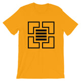 Black Corners & 4 Lines Unisex T-Shirt Abyssinian Kiosk Fashion Cotton Apparel Clothing Bella Canvas Original Art