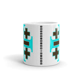 Cyan Black Orange #12 Cross Kaffa Mug