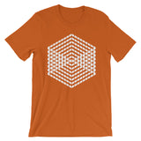 White Cube Illusion Unisex T-Shirt Abyssinian Kiosk 3D Bars Polygon Fashion Cotton Apparel Clothing Bella Canvas Original Art