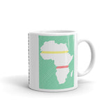 Africa Diagonal Lines GYR Kaffa Mug