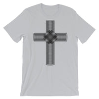 Black Ellipse Cross Bella Canvas Unisex T-Shirt Abyssinian Kiosk Christian Jesus Religion Cross Bella Canvas Original Art Fashion Cotton Apparel Clothing