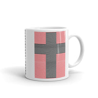 Black Cross Red Lines Kaffa Mug