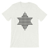 Black Boxes Star of David Unisex T-Shirt Abyssinian Kiosk Rectangles Jewish Falasha Abyssinia Ethiopia Bella Canvas Original Art Fashion Cotton Apparel Clothing