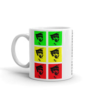 Pop Art Solid GYR Haile Selassie Kaffa Mug