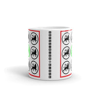 Black and Lime Lions Coffee Mug Ethiopian Lion of Judah Abyssinian Kiosk Abyssinia Ethiopia