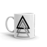 3 Triangles Black to Grey Kaffa Mug