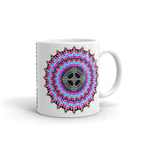 Psychedelic #14 Black Cross Kaffa Mug