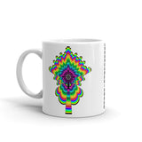 Psychedelic #2 Cross Black Kaffa Mug