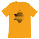 Black Boxes Star of David Unisex T-Shirt Abyssinian Kiosk Rectangles Jewish Falasha Abyssinia Ethiopia Bella Canvas Original Art Fashion Cotton Apparel Clothing