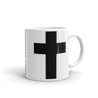 Black Latin Cross Kaffa Mug