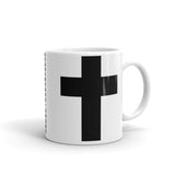 Black Latin Cross Kaffa Mug
