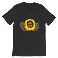 GYR Angel Unisex T-Shirt Traditional Ethiopian with Feathers and Wings Abyssinian Kiosk Green Yellow Red Bella Canvas Bella Canvas Original Art Abyssinian Kiosk Fashion Cotton Apparel Clothing