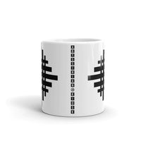 Black Weaved Cross Kaffa Mug