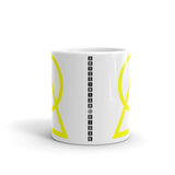 Yellow Circle Triangle Kaffa Mug