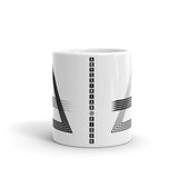 Black Triangles & Strikes Kaffa Mug