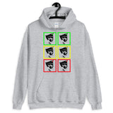 Pop Art GYR Haile Selassie Unisex Hoodie Abyssinian Kiosk Emperor Rasta Rastafari Black Ethiopian Ethiopia Africa African Abyssinia Habesha History Military Uniform Art Portrait Vintage Reggae Gildan Original Art Fashion Cotton Apparel Clothing