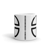 Between the Lines Cross Black Kaffa Mug