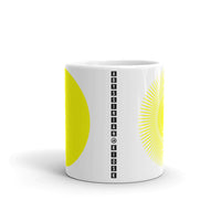 Yellow Half Star Half Circle Kaffa Mug