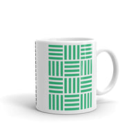 Lots of 4 Green Lines Kaffa Mug