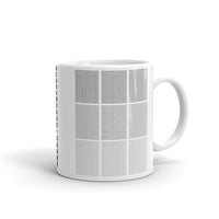 Grey Squares Kaffa Mug