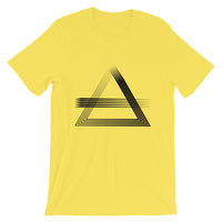 Black Triangles & Strikes Unisex T-Shirt Abyssinian Kiosk Fashion Cotton Apparel Clothing Bella Canvas Original Art