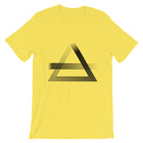 Black Triangles & Strikes Unisex T-Shirt Abyssinian Kiosk Fashion Cotton Apparel Clothing Bella Canvas Original Art