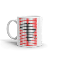 Black Africa Red Grid Kaffa Mug