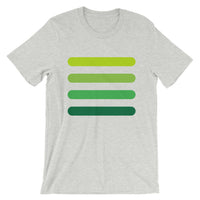 4 Green Bars Unisex T-Shirt Abyssinian Kiosk Lines Fashion Cotton Apparel Clothing Bella Canvas Original Art