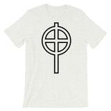 Circle Top Black Hollow Cross Unisex T-Shirt Abyssinian Kiosk Ethiopian Coptic Orthodox Tewahedo Christian Bella Canvas Original Art Fashion Cotton Apparel Clothing