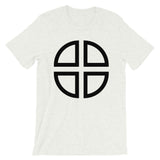 Between the Lines Cross Black Unisex T-Shirt Abyssinian Kiosk Ethiopian Coptic Orthodox Tewahedo Christian Bella Canvas Original Art Fashion Cotton Apparel Clothing