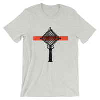 Black Cross Red Bar Unisex T-Shirt Ethiopian Coptic Orthodox Abyssinian Kiosk Christian