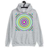 Jawbreaker Unisex Hoodie Trip Trippy Colorful Abyssinian Kiosk Psychedelic Candy Gildan Original Art Fashion Cotton Apparel Clothing