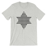 Black Boxes Star of David Unisex T-Shirt Abyssinian Kiosk Rectangles Jewish Falasha Abyssinia Ethiopia Bella Canvas Original Art Fashion Cotton Apparel Clothing